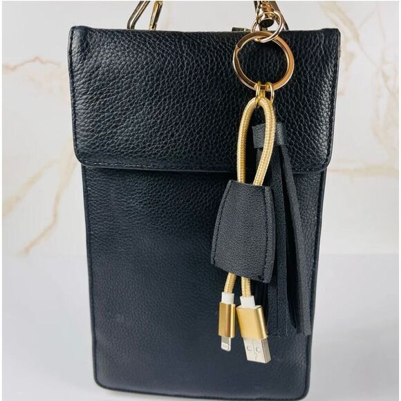 POWER UP IN STYLE - Smartphone Key Chain USB/iPhone Charging Cable w/Tassel. - Picture 4 of 16